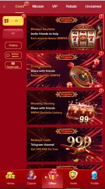 offers and promotions 7c apk