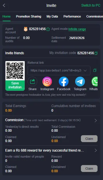 refer and earn money with betaa game apk