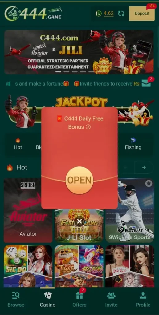 daily and weekly c444 gamebounses