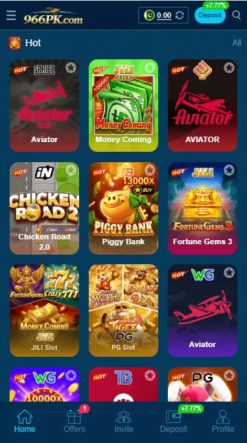 games on 966pk apk