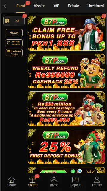 offers and promotions 87p game apk